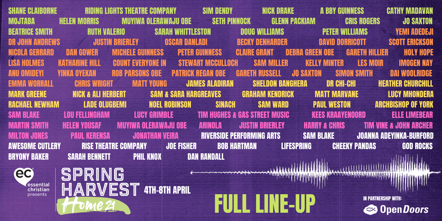 Full Line Up Email Banner